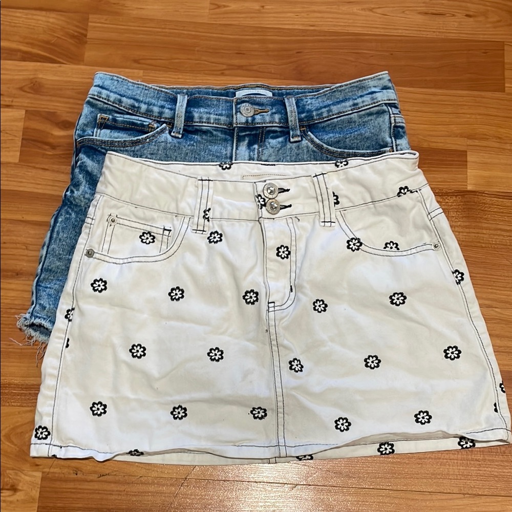 Girls shorts and skirts